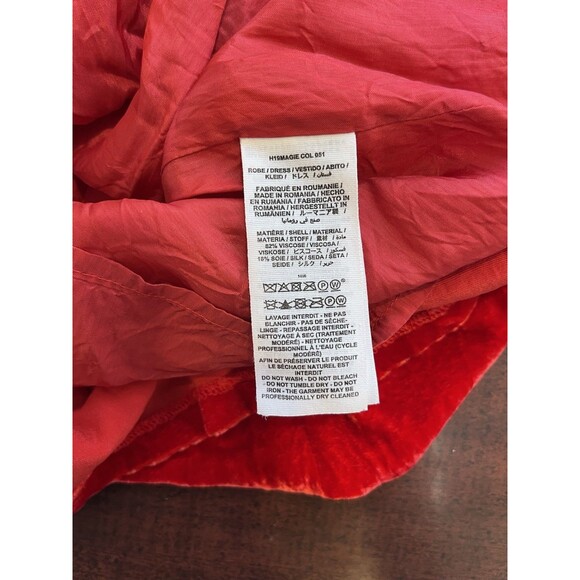 Bonpoint Baby Girl Velvet Red Party Dress. Size 24 months Christmas Holidays - Picture 8 of 8